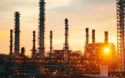 Large industrial refinery highlighting complexity and scale in capital construction