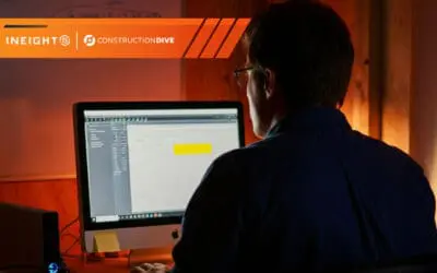 Webinar banner for InEight and Construction Dive on Modernizing Project Controls