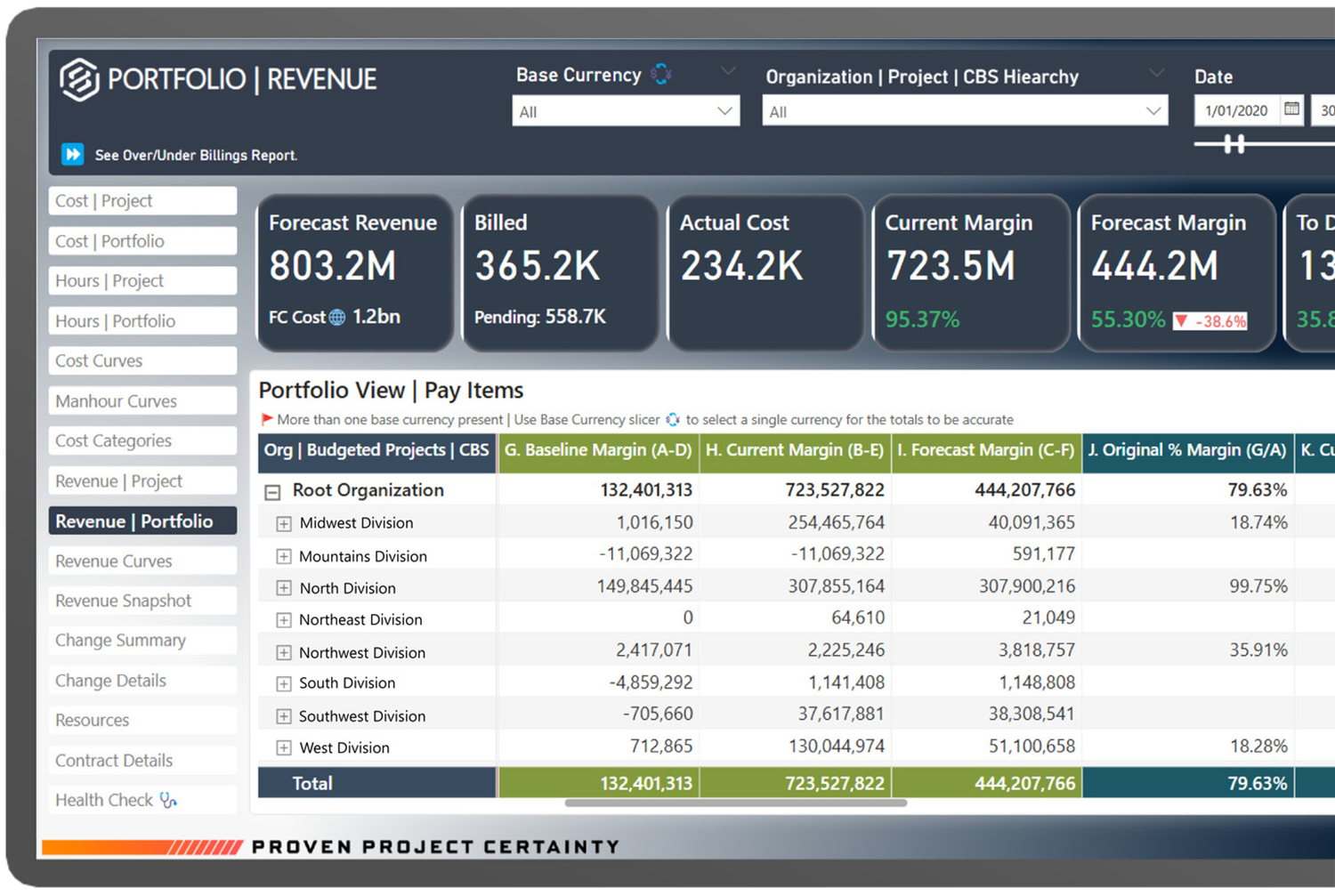 InEight Schedule Screen Shot
