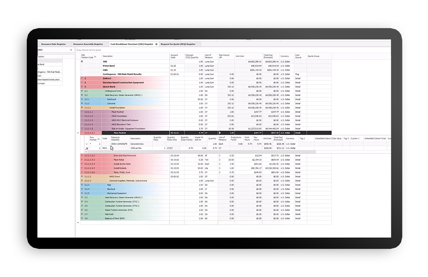 F Schedule View