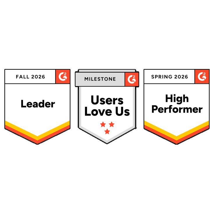 G2 badges for 2026