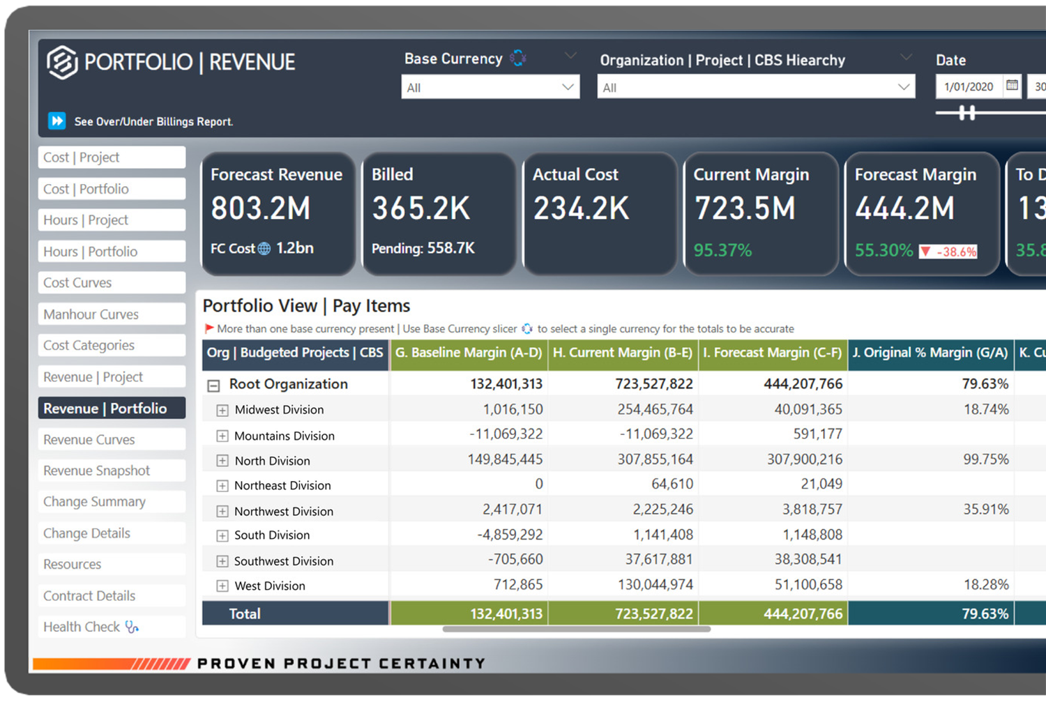 InEight Schedule Screen Shot